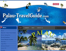 Tablet Screenshot of palau-travelguide.com